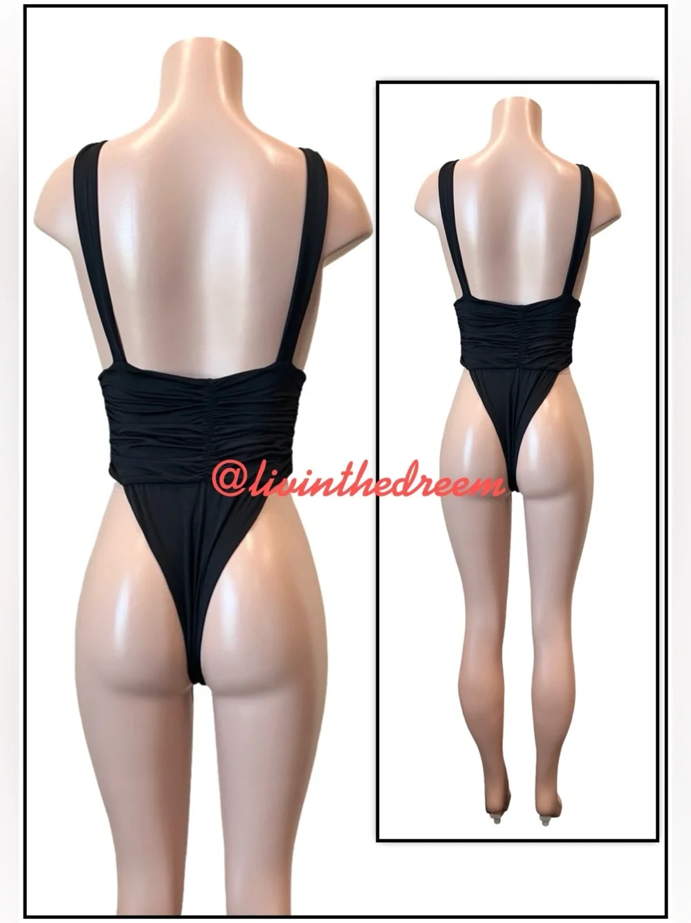 RIOT Echo One Piece Minimal - Black SZ L